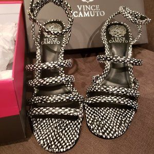 Vince Camuto Leather Strappy Sandals -NIB